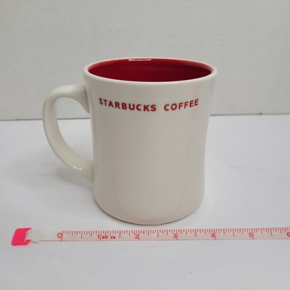 Starbucks Coffee Mug Red Bird 2008 Starbucks Coffee Company 12 Oz EUC - Picture 3 of 11